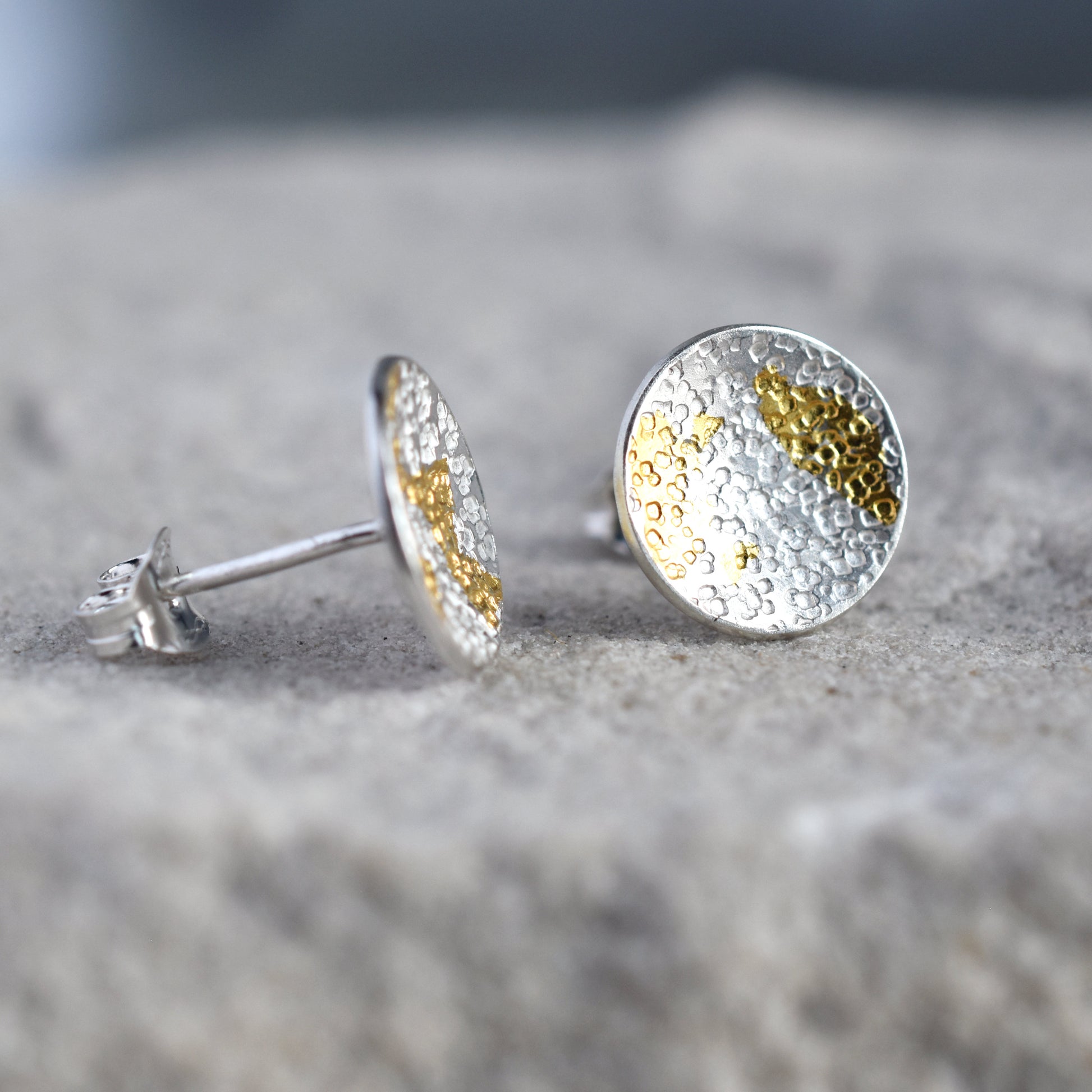 Lichen Stud Earrings - Paisley Pins