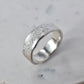 Textured Silver Ring - Paisley Pins