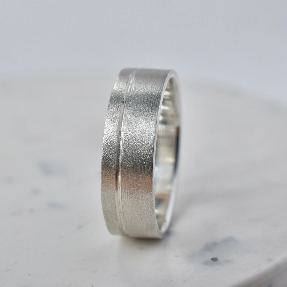 Silver Ring - Paisley Pins