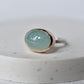 Chalcedony Gold/Silver Ring