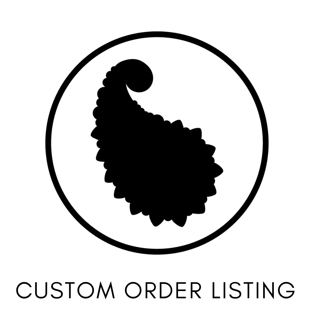 Custom Order - Paisley Pins