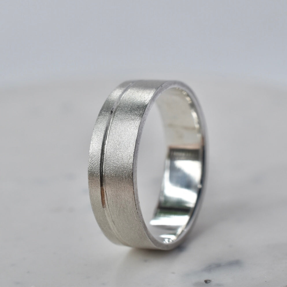 Silver Ring - Paisley Pins