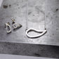 Curved Tear Drop Pendant & Earring Set - Paisley Pins