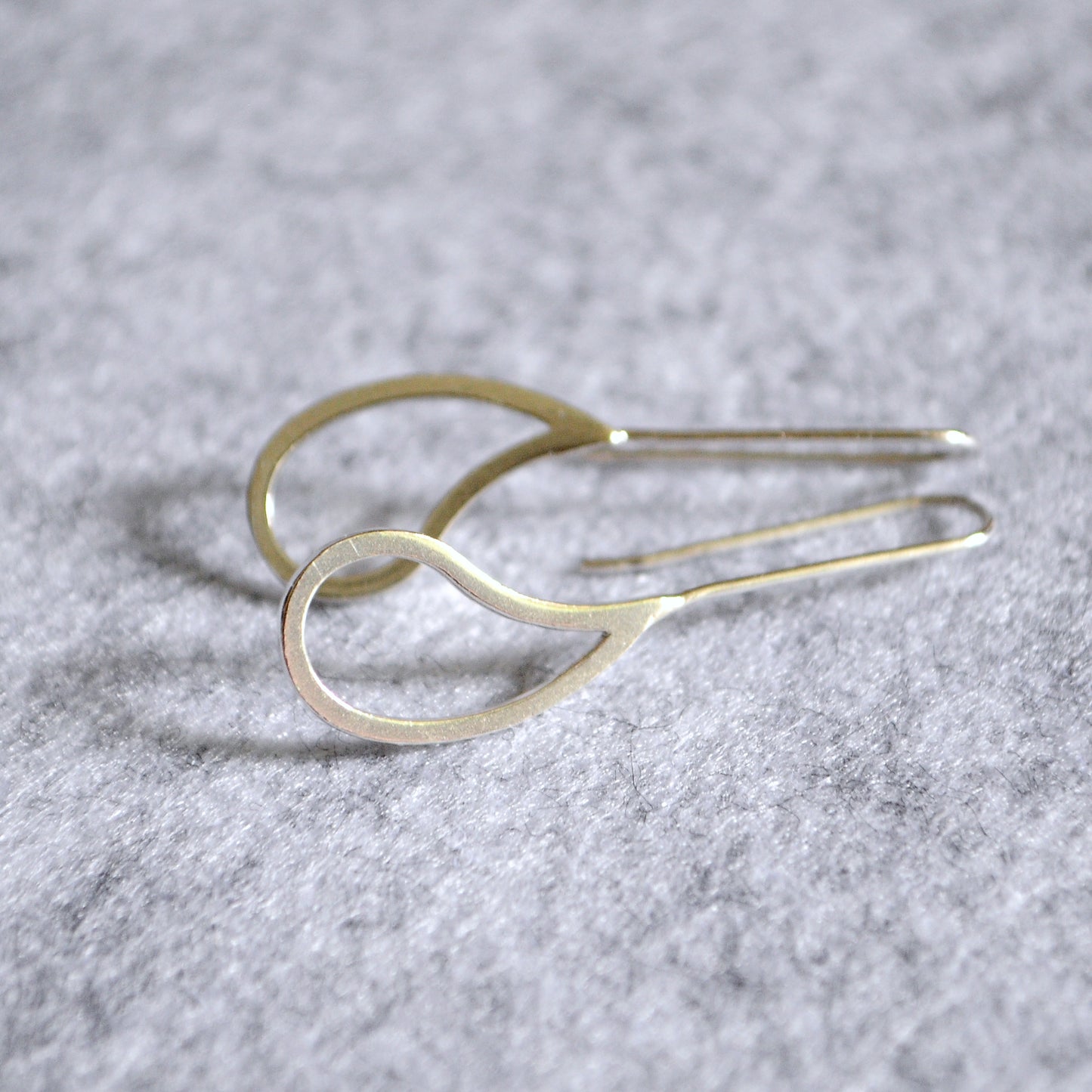 Paisley Motif Drop Earrings - Paisley Pins