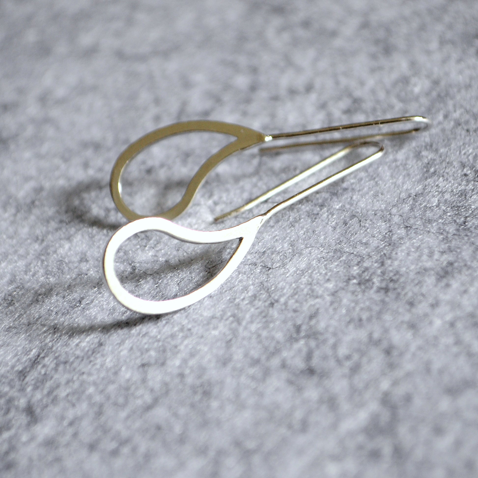 Paisley Motif Drop Earrings - Paisley Pins