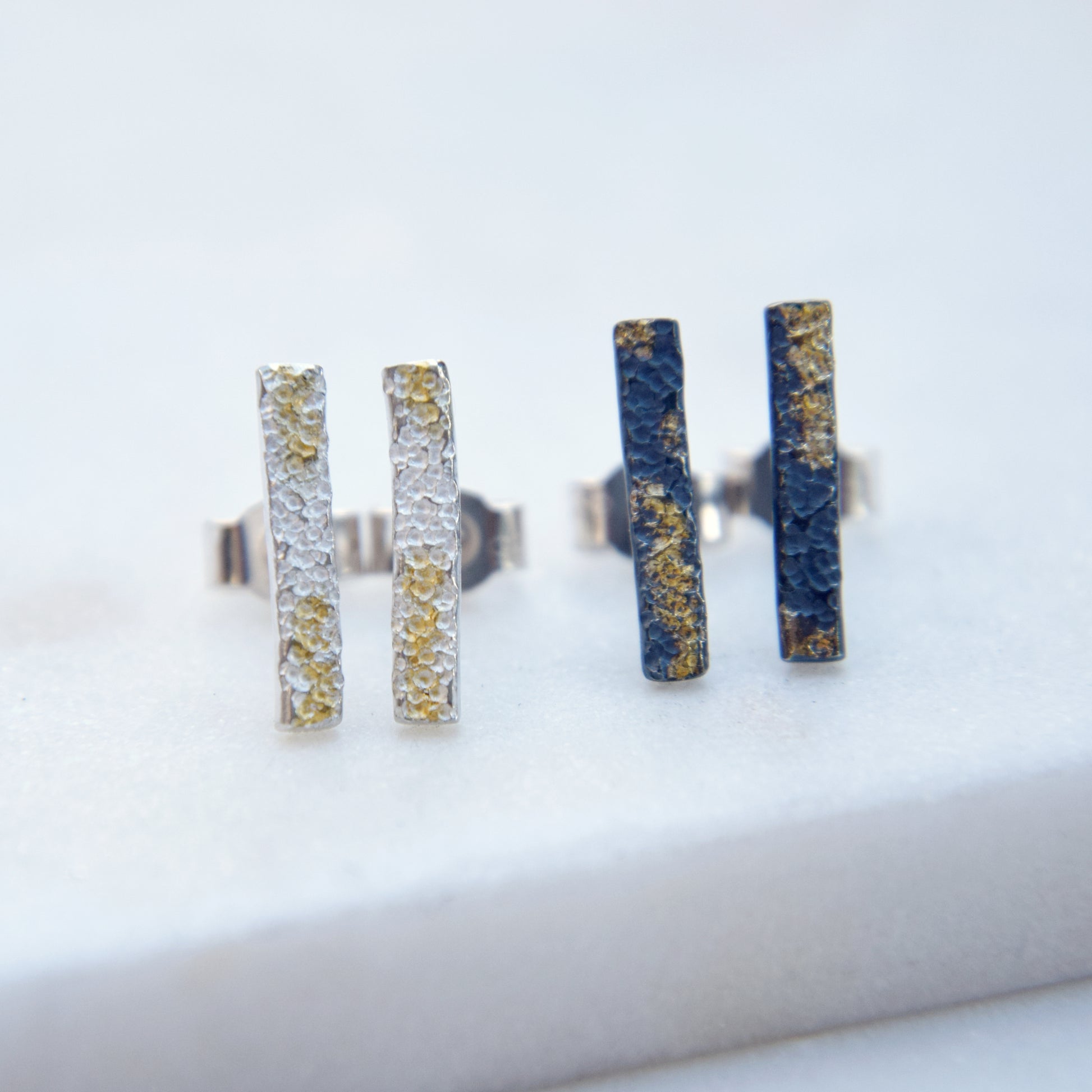 Mini Lichen Stud Earrings - Paisley Pins