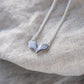 Solid Wide Heart Pendant